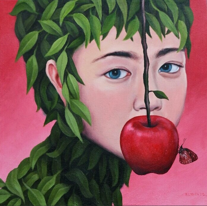 ‘The Red Apple’, a solo exhibition by Many Libuta,